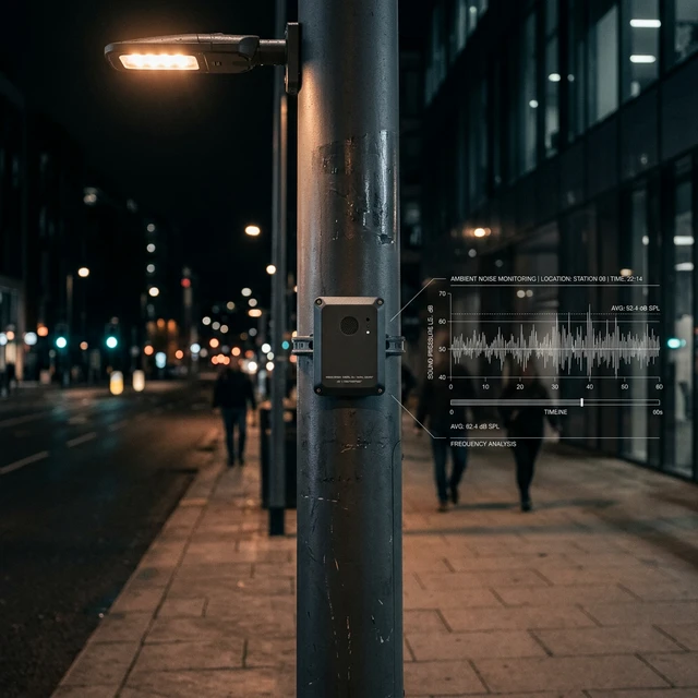 Embidio Sensor deployed in urban environment