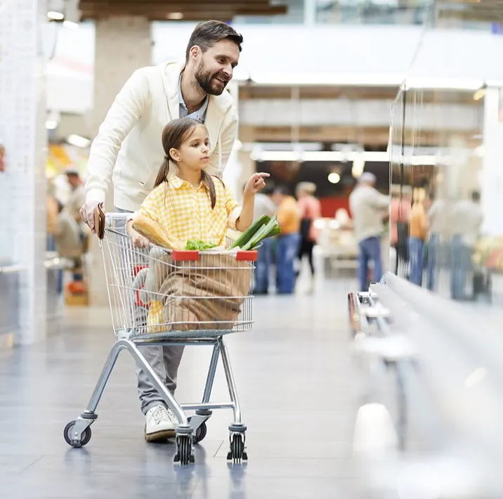 Concept: Voice controlled shopping cart assistant for retail