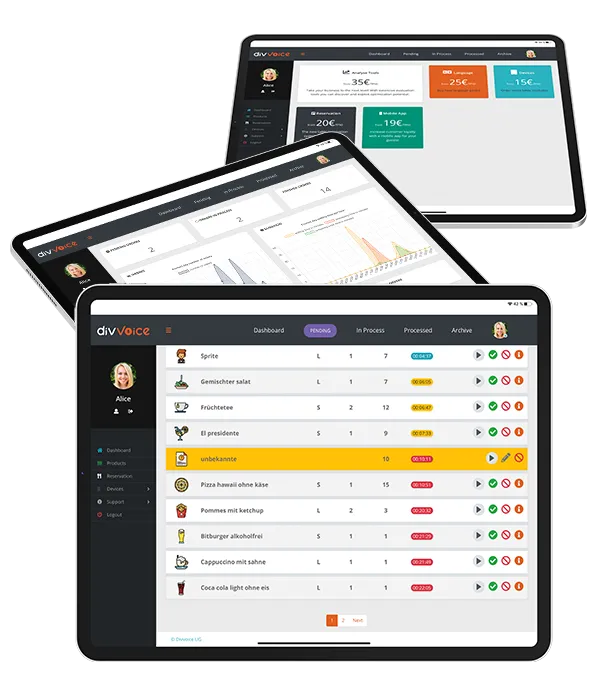 Ordivia - Voice assistant for catering integration
