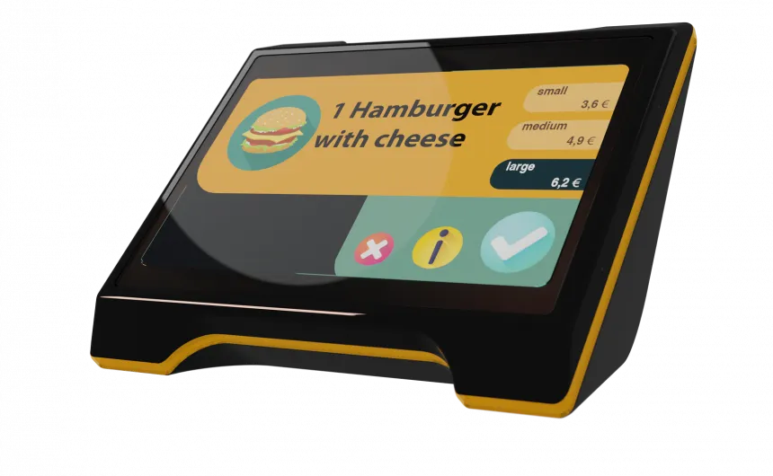 Ordivia voice ordering device for restaurants